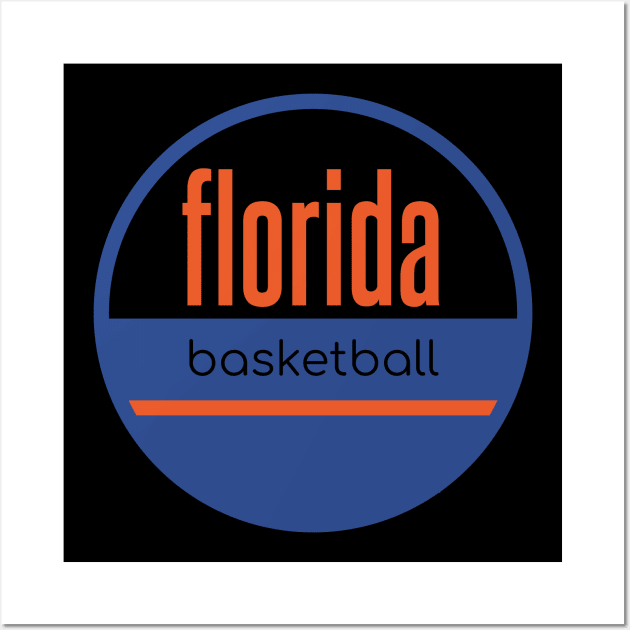 florida basketball Wall Art by BVHstudio